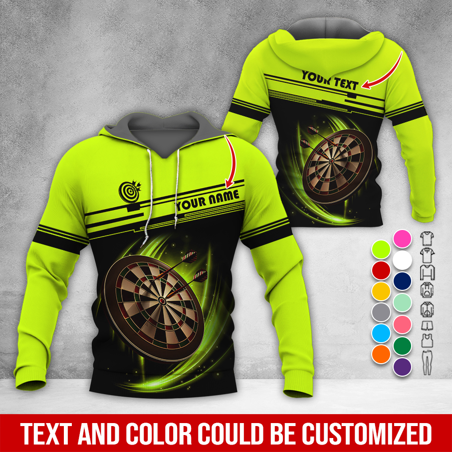 Personalized Name & Text Darts Premium Hoodie, Darts Is My Life Hoodie , Perfect Gift For Darts Lovers, Friend, Family