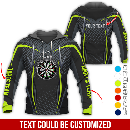 Personalized Darts Premium Hoodie, Dartboards & Black Flame Hoodie For Men & Women, Perfect Gift For Darts Lovers, Darts Player