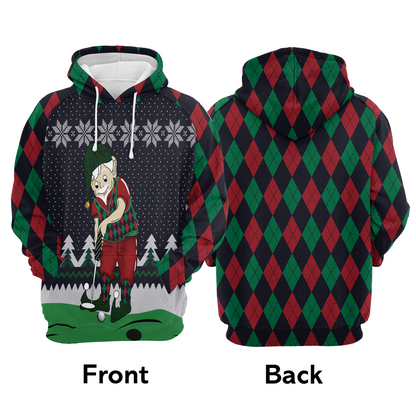 Golfer Premium Christmas Hoodie, Golf Lover Unisex Hoodie For Men & Women - Perfect Gift For Christmas, Golf Lover