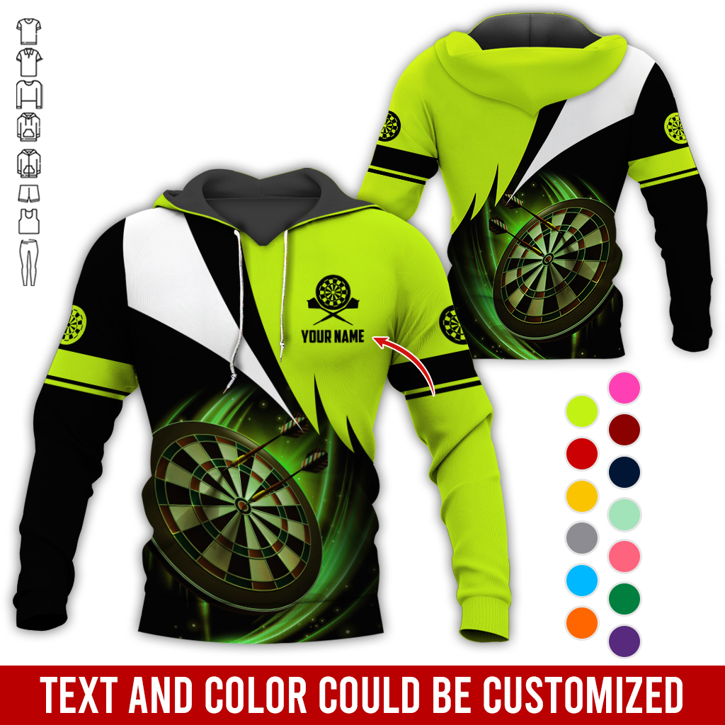 Personalized Name Darts Premium Hoodie, Darts Team Is My Life Hoodie For Men & Women, Perfect Gift For Darts Lovers, Friend, Family