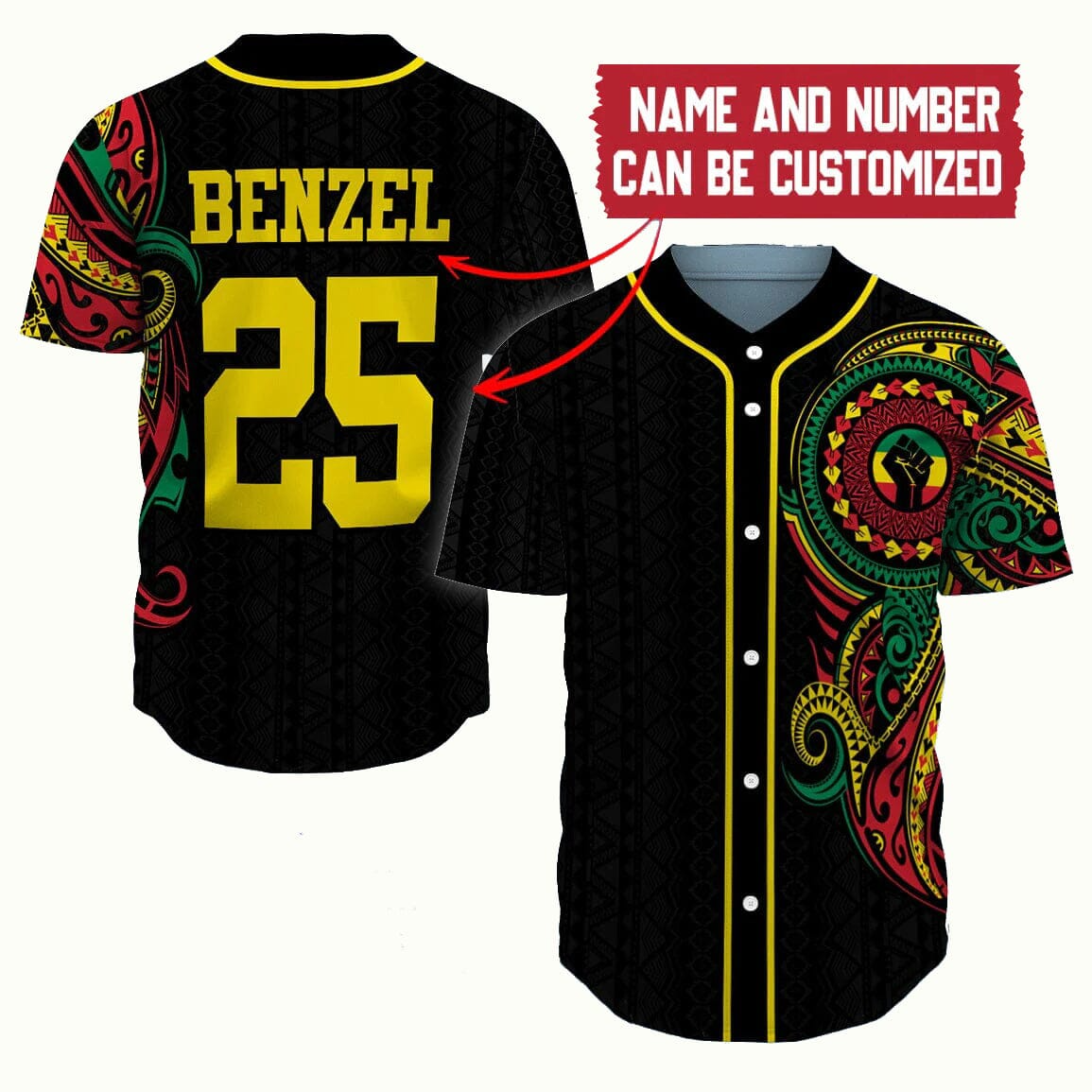 Customized Juneteenth Baseball Jersey Shirt - Personalized African Soul, Juneteenth Shirt Baseball Jersey - Perfect Gift For Juneteenth