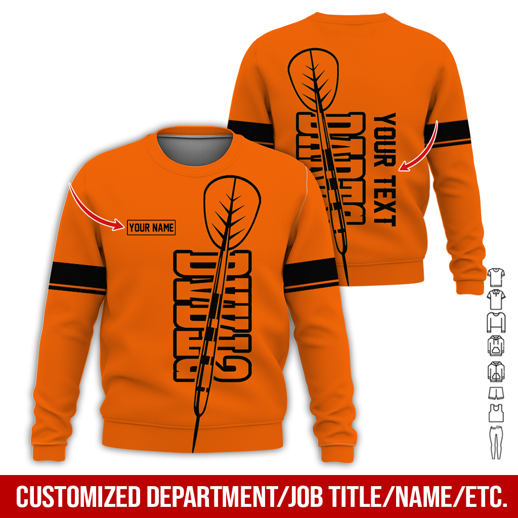 Customized Name Darts Sweatshirt, Darts PatternSweatshirt For Men & Women, Perfect Gift For Darts Lovers, Friend, Family