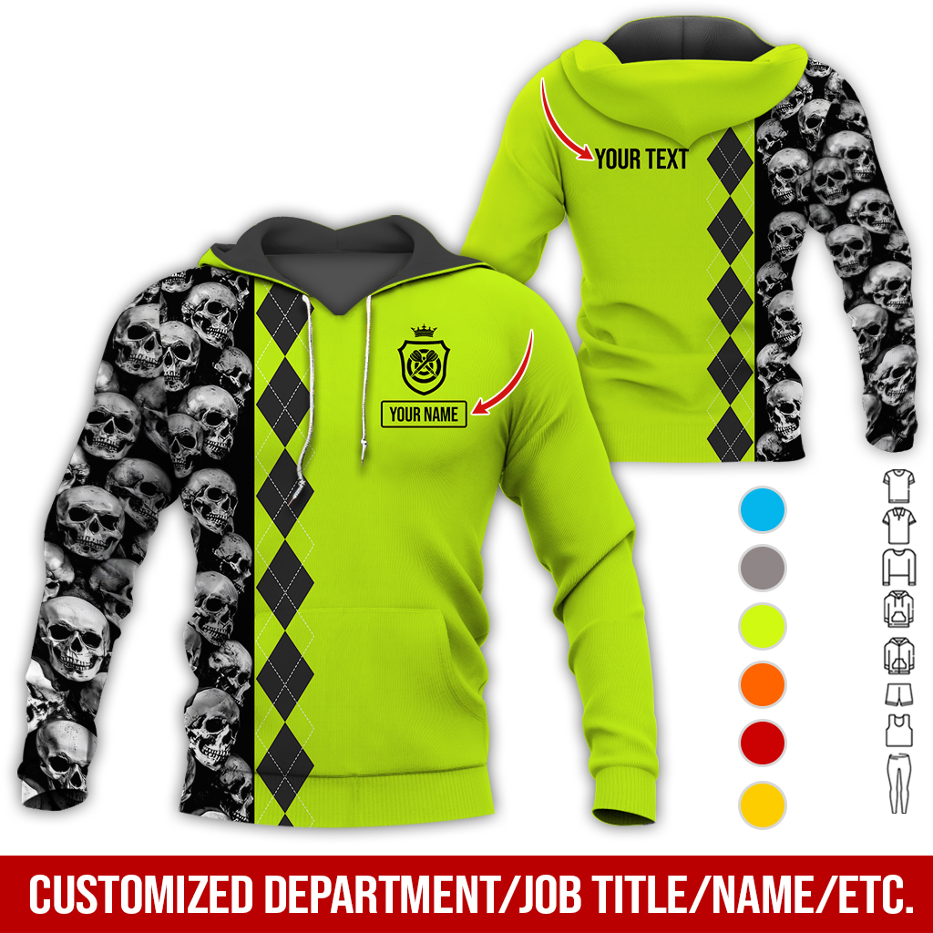 Customized Name Darts Premium Hoodie, Skulls & Rhombus Pattern Hoodie For Men & Women, Custom Your Shirts - Gift For Darts Lovers, Friend, Family