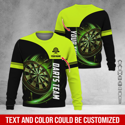 Customized Darts Sweatshirt, Personalized Name & Your Darts Team Name Sweatshirt For Men & Women, Perfect Gift For Darts Lovers, Friend, Family