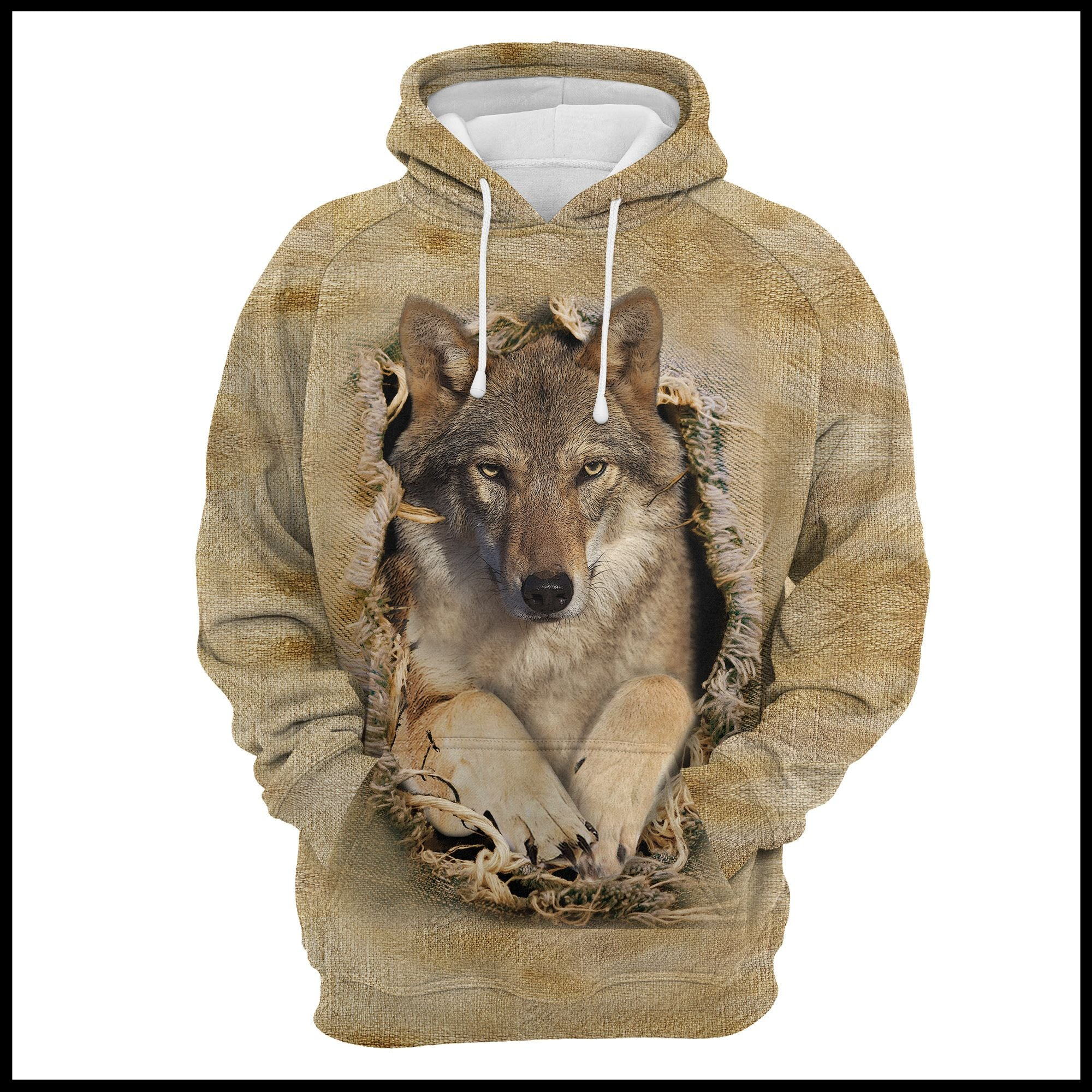 Wolf Scratch Pullover Premium Hoodie, Perfect Outfit For Men And Women On Christmas New Year Autumn Winter