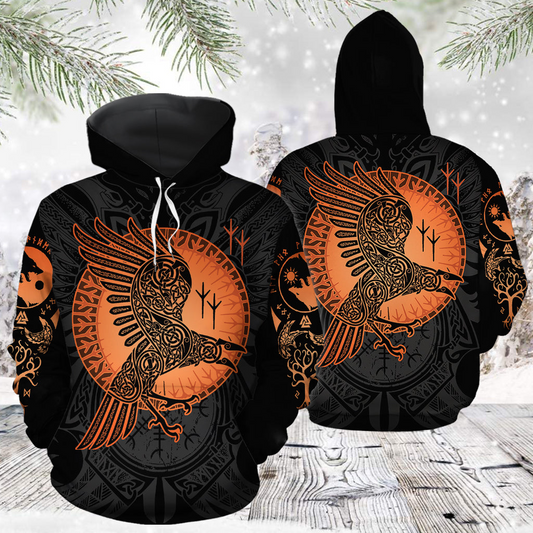 Odin's Raven Pullover Premium Hoodie, Perfect Outfit For Men And Women On Christmas New Year Autumn Winter