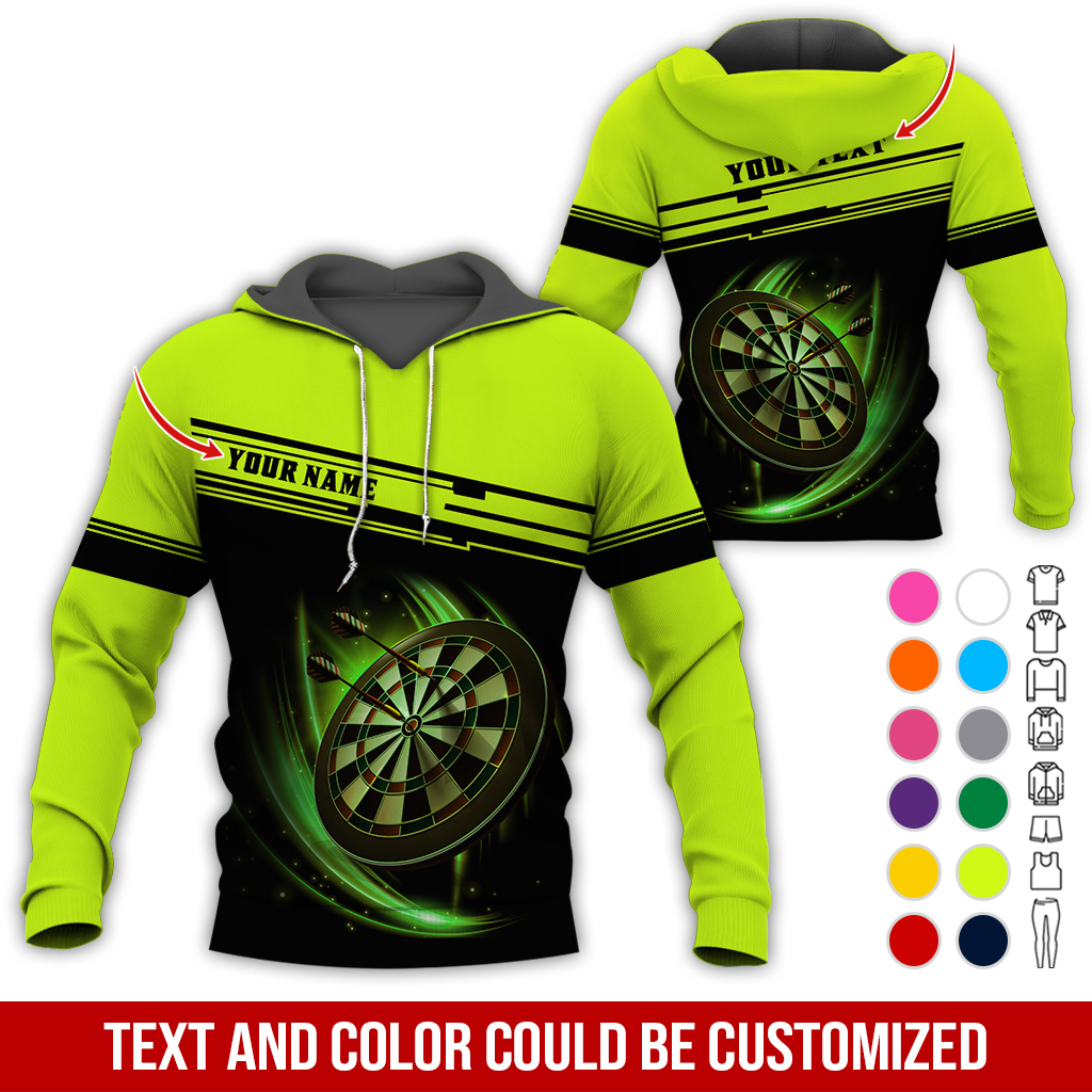 Customized Name & Text Darts Premium Hoodie, Darts Hoodie For Darts Lovers, Darts Players