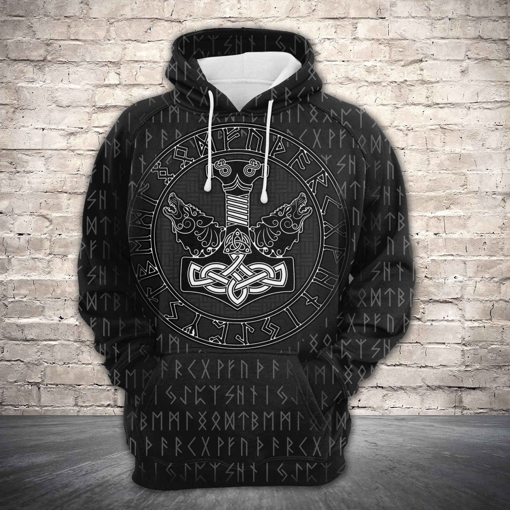 Thor's hammer Mjollnir Pullover Premium Hoodie, Perfect Outfit For Men And Women On Christmas New Year Autumn Winter