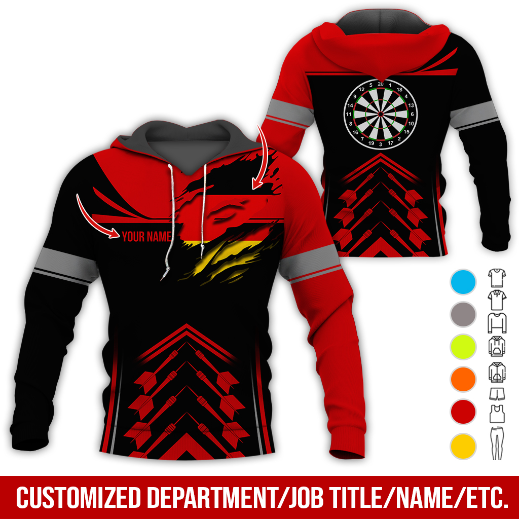 Customized National flag Darts Premium Hoodie, National flag Darts Hoodie For Men & Women, Perfect Gift For Darts Lovers, Friend, Family