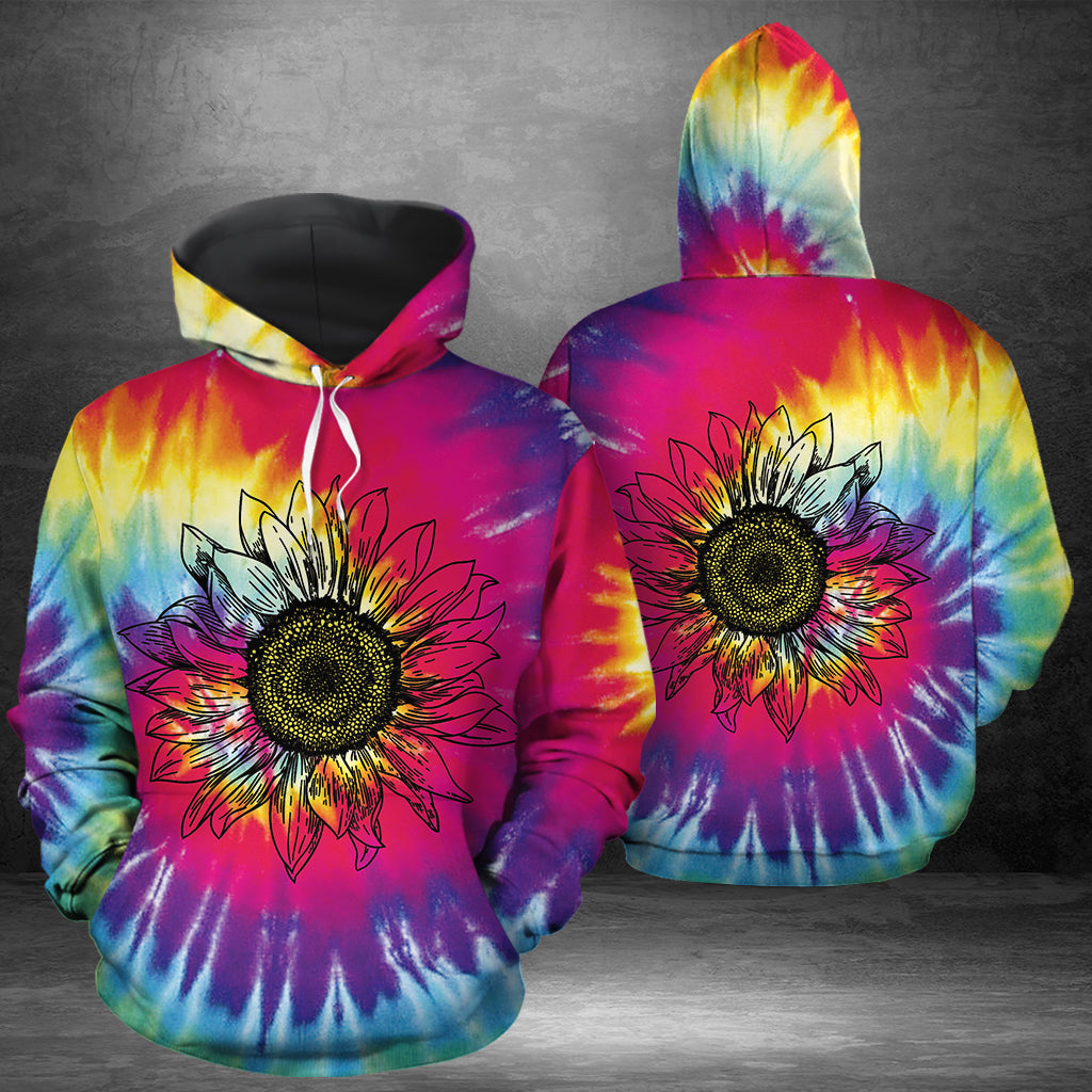 Sunflower Hippie Pullover Premium Hoodie, Perfect Outfit For Men And Women On Christmas New Year Autumn Winter