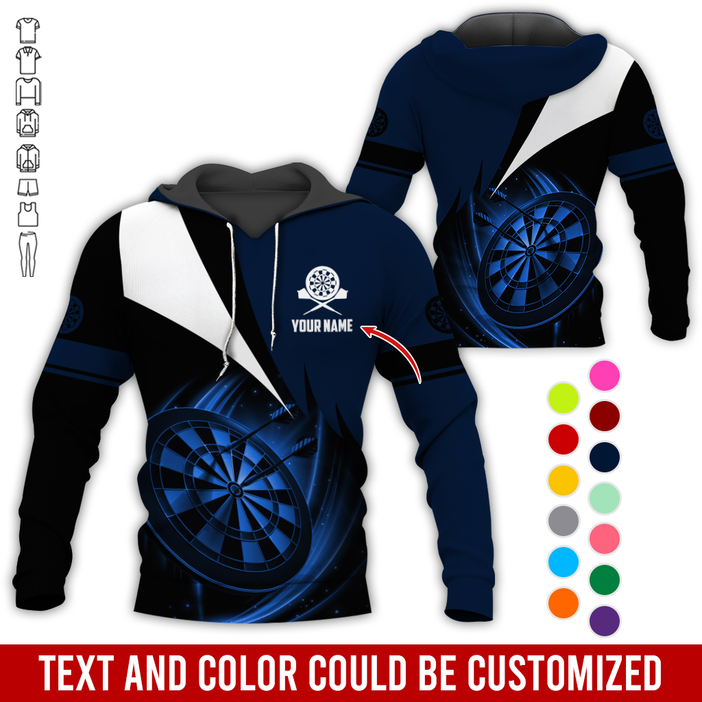 Personalized Name Darts Premium Hoodie, Darts Team Is My Life Hoodie For Men & Women, Perfect Gift For Darts Lovers, Friend, Family