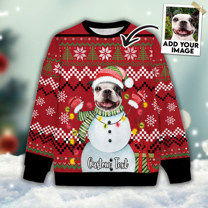 Custom Pet Sweater - Personalized Sweater, Make Your Own Sweater, Custom Cardigan For Dog Lovers, Friend, Family