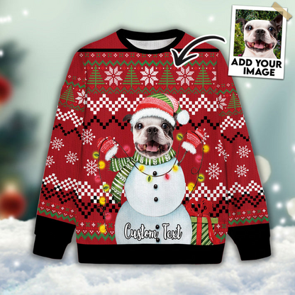 Custom Pet Sweater - Personalized Sweater, Make Your Own Sweater, Custom Cardigan For Dog Lovers, Friend, Family