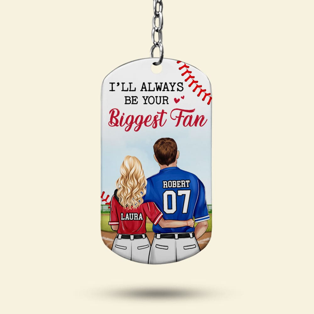 Custom Baseball Acrylic Keychain, Couple After All This Time Always Acrylic Keychain - Perfect Gift For Couple, Baseball Lover, Christmas, New Year