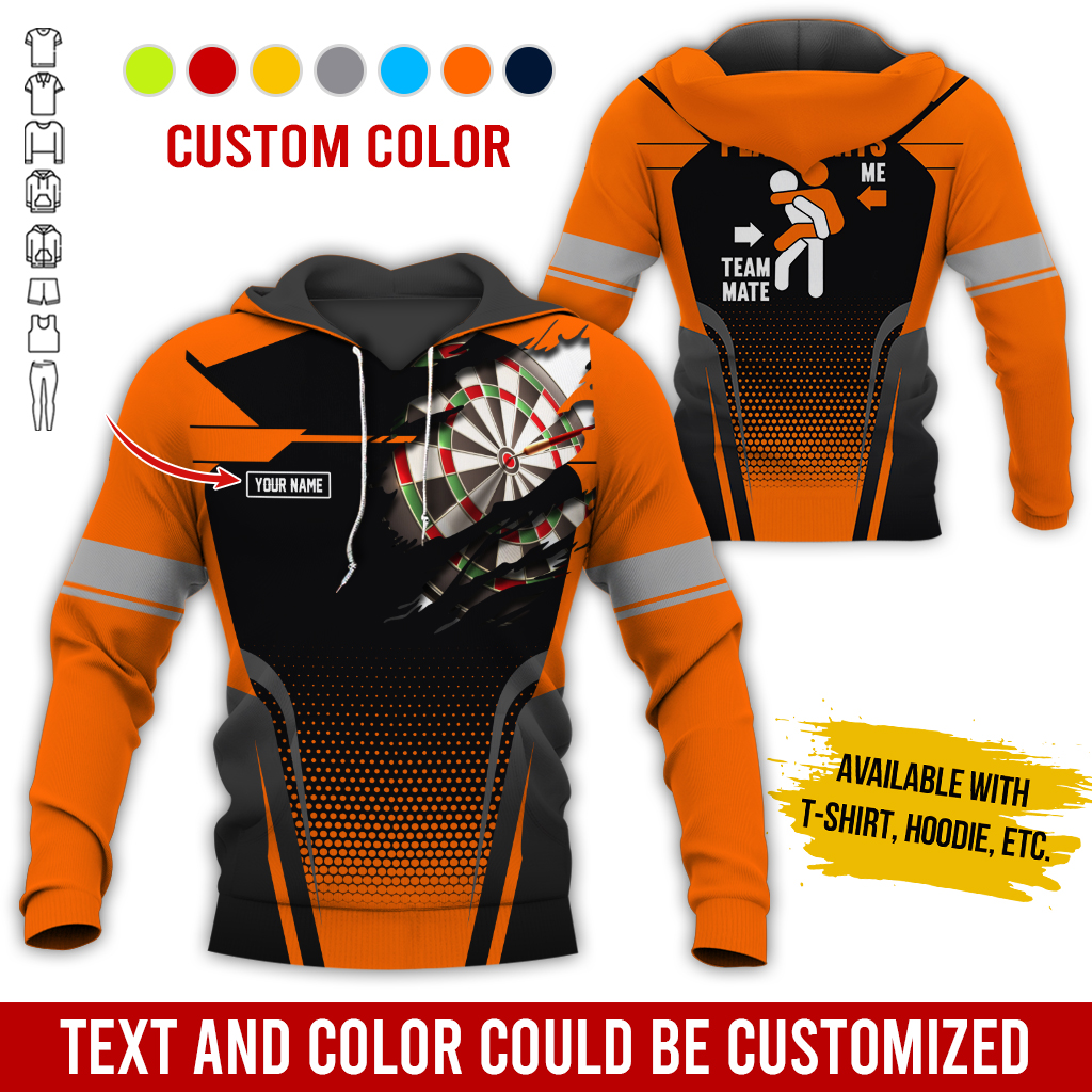 Customized Name Darts Premium Hoodie, How Do I Play Darts Hoodie For Men & Women, Perfect Gift For Darts Lovers, Friend, Family