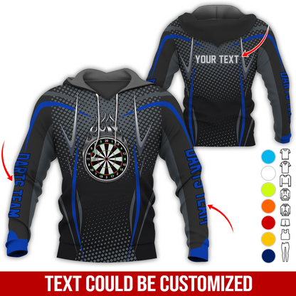 Personalized Darts Premium Hoodie, Dartboards & Black Flame Hoodie For Men & Women, Perfect Gift For Darts Lovers, Darts Player
