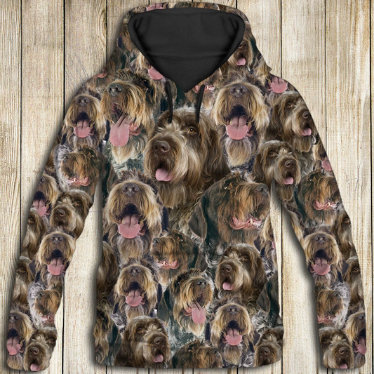 Wirehaired Pointing Griffon Awesome Pullover Premium Hoodie, Perfect Outfit For Men And Women On Christmas New Year Autumn Winter