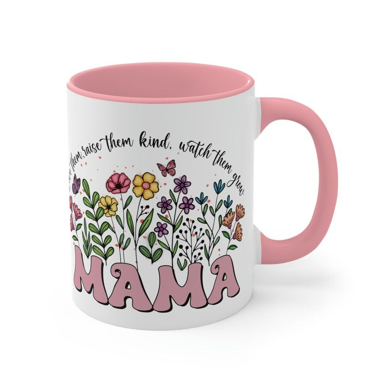 Personalized Mama Mug With Kids Names, Wildflowers Mama Mug, Mama Coffee Mug,  Custom Gift for Mom Gifts, Mothers Day Gift for Mom Birthday 