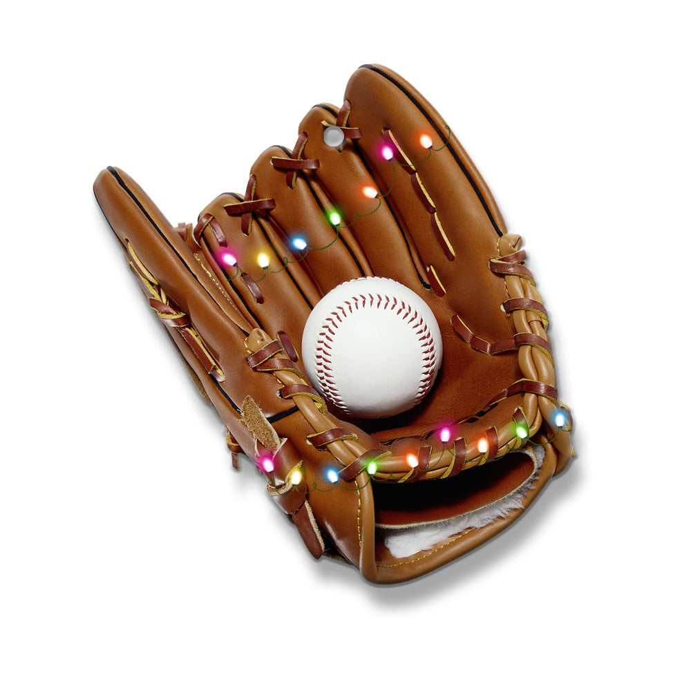 Custom Baseball Acrylic Ornament, Personalized Baseball Gear Catcher's Mitt Acrylic Ornament - Perfect Gift For Baseball Lover, Christmas, New Year