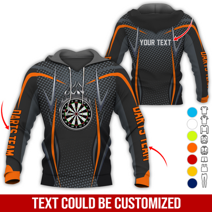 Personalized Darts Premium Hoodie, Dartboards & Black Flame Hoodie For Men & Women, Perfect Gift For Darts Lovers, Darts Player