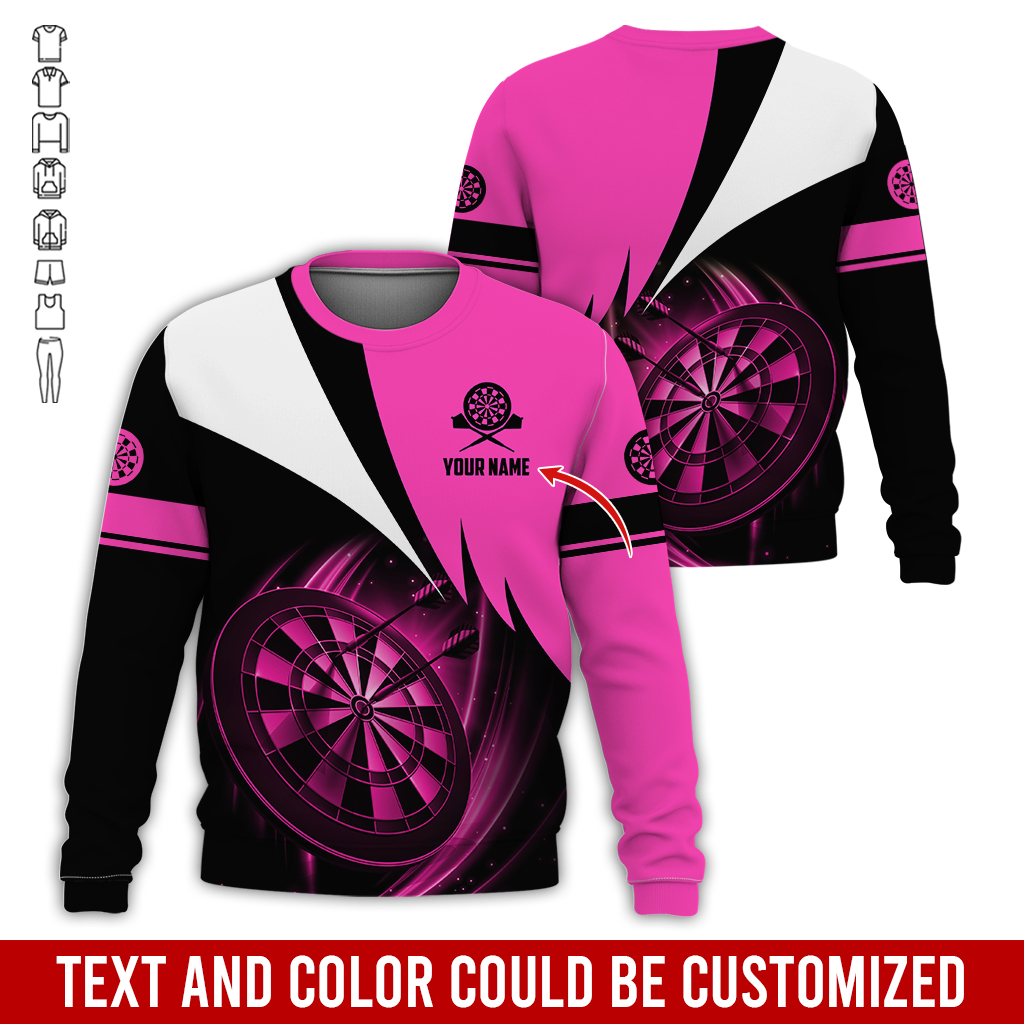 Customized Darts Sweatshirt, Personalized Name Darts Team Is My Life Sweatshirt For Men & Women, Perfect Gift For Darts Lovers, Friend, Family