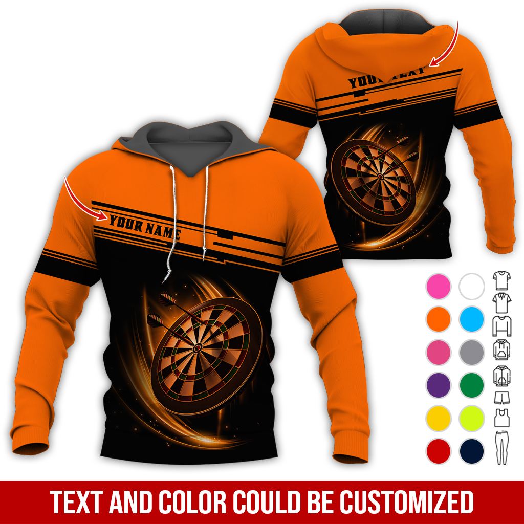 Customized Name & Text Darts Premium Hoodie, Darts Hoodie For Darts Lovers, Darts Players