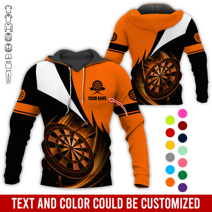 Personalized Name Darts Premium Hoodie, Darts Team Is My Life Hoodie For Men & Women, Perfect Gift For Darts Lovers, Friend, Family