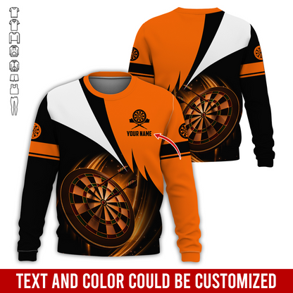 Customized Darts Sweatshirt, Personalized Name Darts Team Is My Life Sweatshirt For Men & Women, Perfect Gift For Darts Lovers, Friend, Family