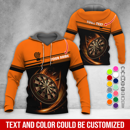 Personalized Name & Text Darts Premium Hoodie, Darts Is My Life Hoodie , Perfect Gift For Darts Lovers, Friend, Family