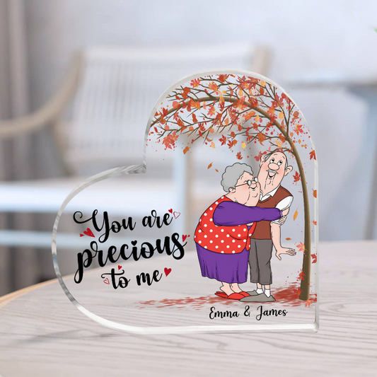 Personalized Couple Acrylic Ornament, Customized You're Precious To Me Acrylic Ornament, Best Ornament For Couple