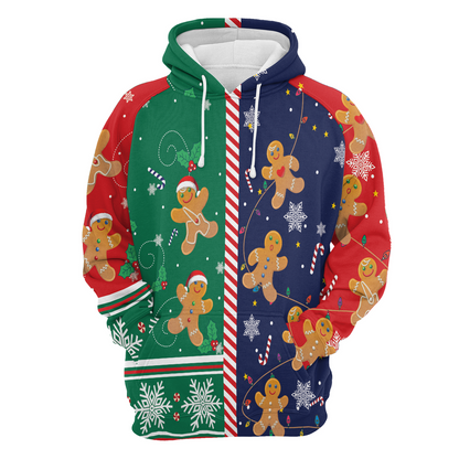 Gingerbread Premium Christmas Hoodie, Gingerbread Christmas Unisex Hoodie For Men & Women - Perfect Gift For Christmas, Friends, Family