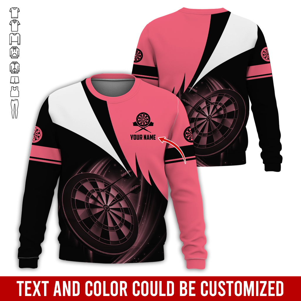 Customized Darts Sweatshirt, Personalized Name Darts Team Is My Life Sweatshirt For Men & Women, Perfect Gift For Darts Lovers, Friend, Family