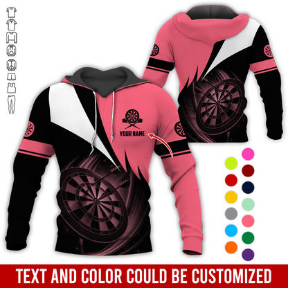 Personalized Name Darts Premium Hoodie, Darts Team Is My Life Hoodie For Men & Women, Perfect Gift For Darts Lovers, Friend, Family