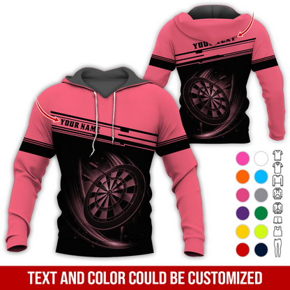 Customized Name & Text Darts Premium Hoodie, Darts Hoodie For Darts Lovers, Darts Players