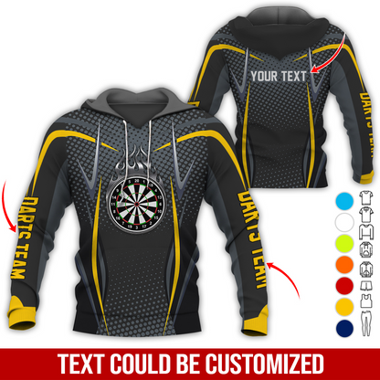 Personalized Darts Premium Hoodie, Dartboards & Black Flame Hoodie For Men & Women, Perfect Gift For Darts Lovers, Darts Player