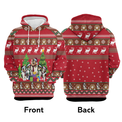 Shetland Sheepdogs Family Pullover Premium Hoodie, Perfect Outfit For Men And Women On Christmas New Year Autumn Winter