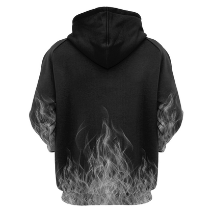 Skull Black Smoke Pullover Premium Hoodie, Perfect Outfit For Men And Women On Christmas New Year Autumn Winter