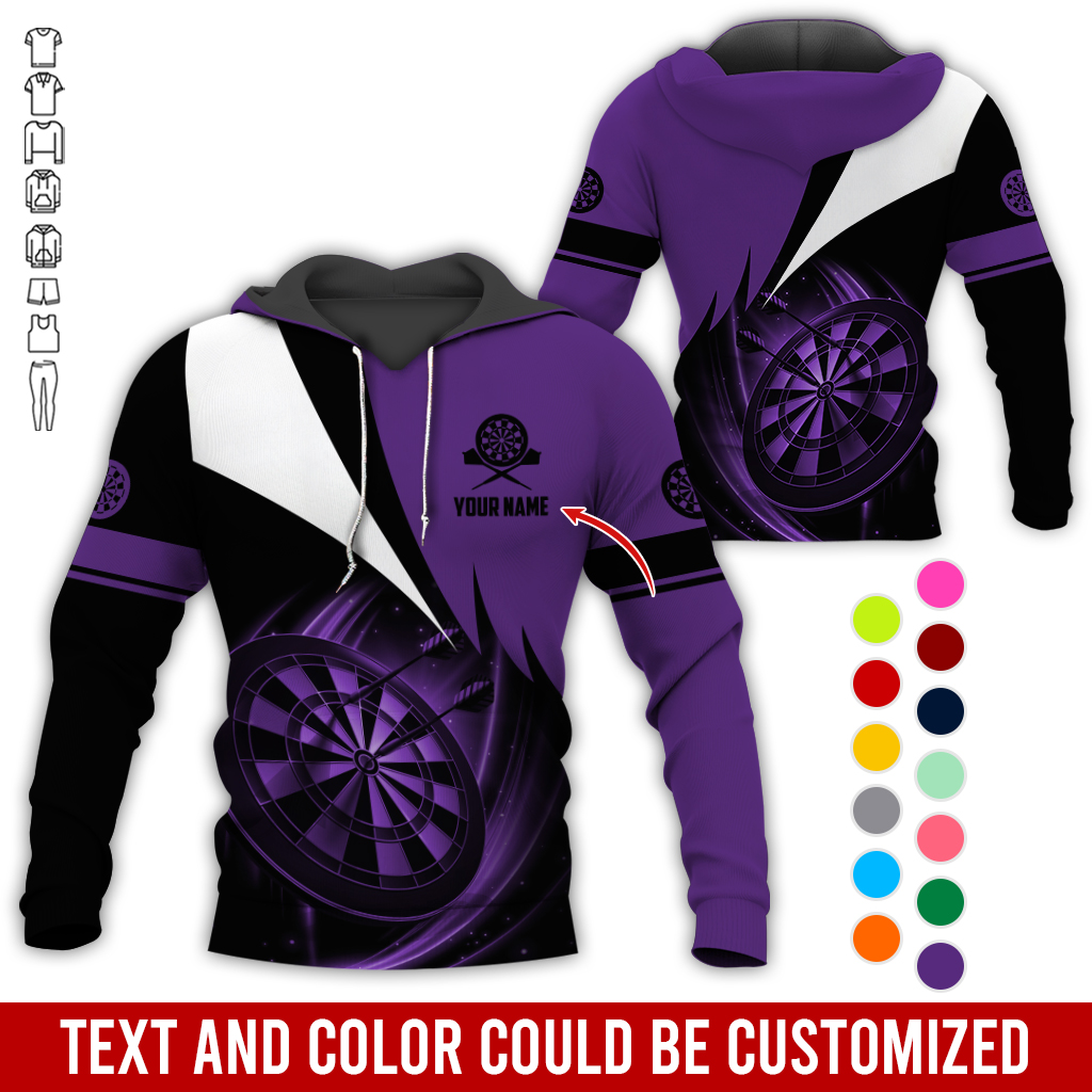 Personalized Name Darts Premium Hoodie, Darts Team Is My Life Hoodie For Men & Women, Perfect Gift For Darts Lovers, Friend, Family