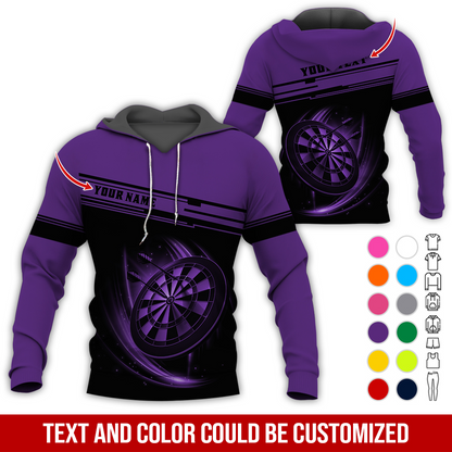 Customized Name & Text Darts Premium Hoodie, Darts Hoodie For Darts Lovers, Darts Players