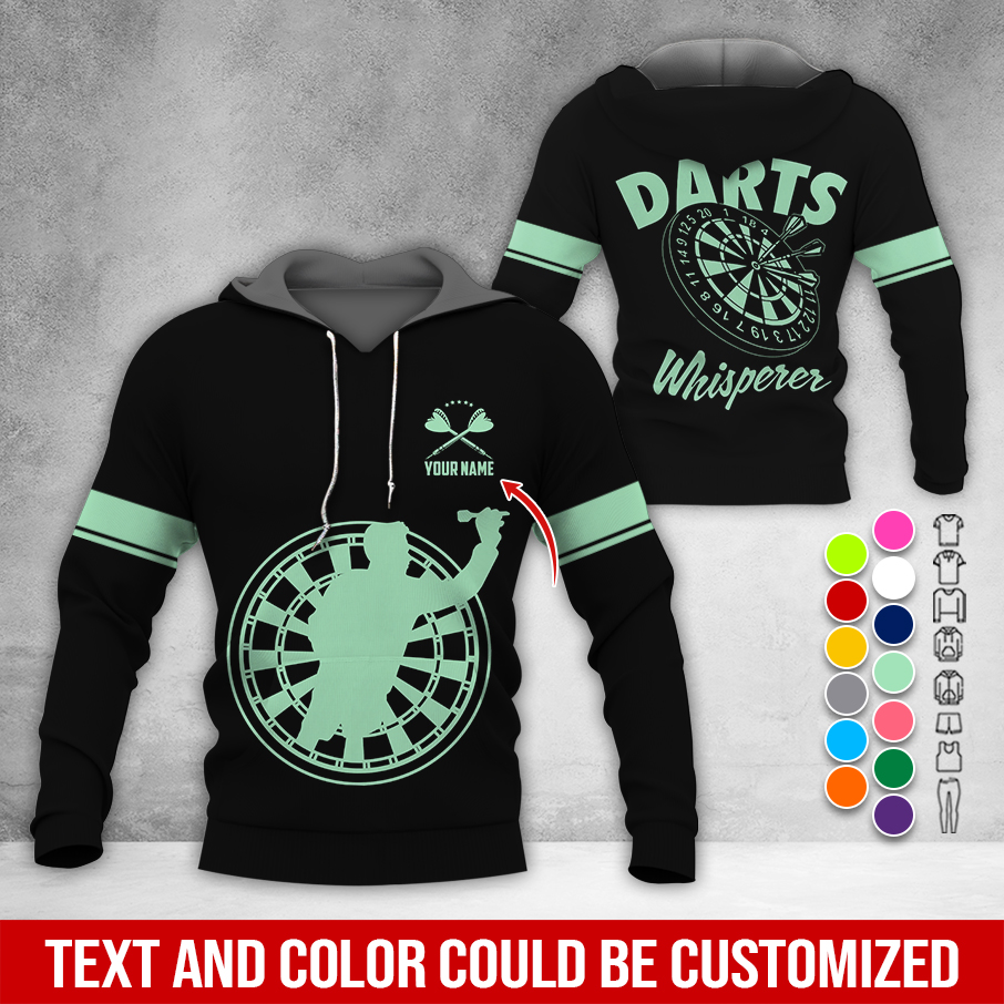 Personalized Name Premium Hoodie, Darts Whisperer Hoodie, Perfect Gift For Darts Lovers, Friend, Family
