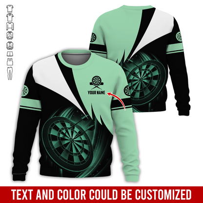 Customized Darts Sweatshirt, Personalized Name Darts Team Is My Life Sweatshirt For Men & Women, Perfect Gift For Darts Lovers, Friend, Family