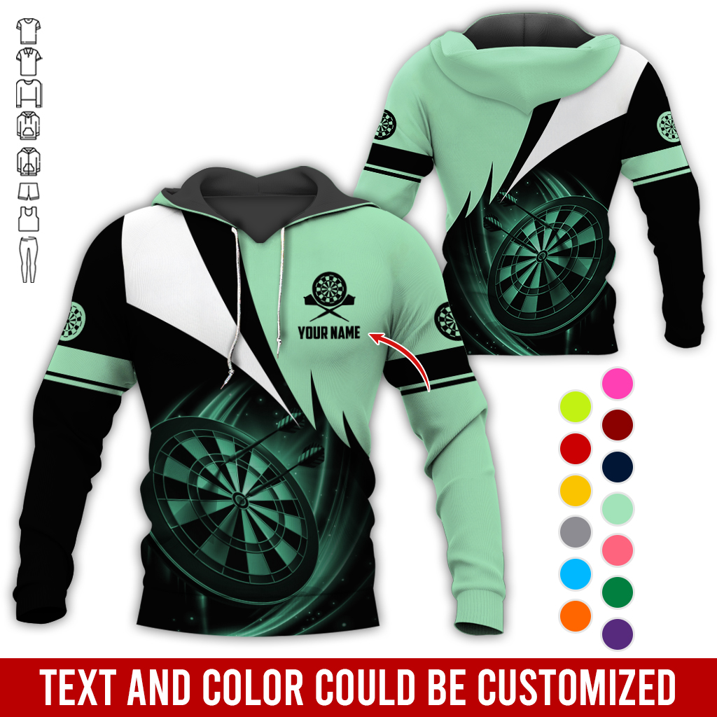 Personalized Name Darts Premium Hoodie, Darts Team Is My Life Hoodie For Men & Women, Perfect Gift For Darts Lovers, Friend, Family