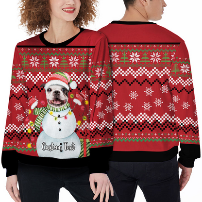 Custom Pet Sweater - Personalized Sweater, Make Your Own Sweater, Custom Cardigan For Dog Lovers, Friend, Family