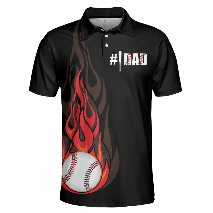 Baseball Men Polo Shirt, Fire Baseball American Eagles Polo Shirt For Men, Perfect Polo Shirt For Baseball Lovers