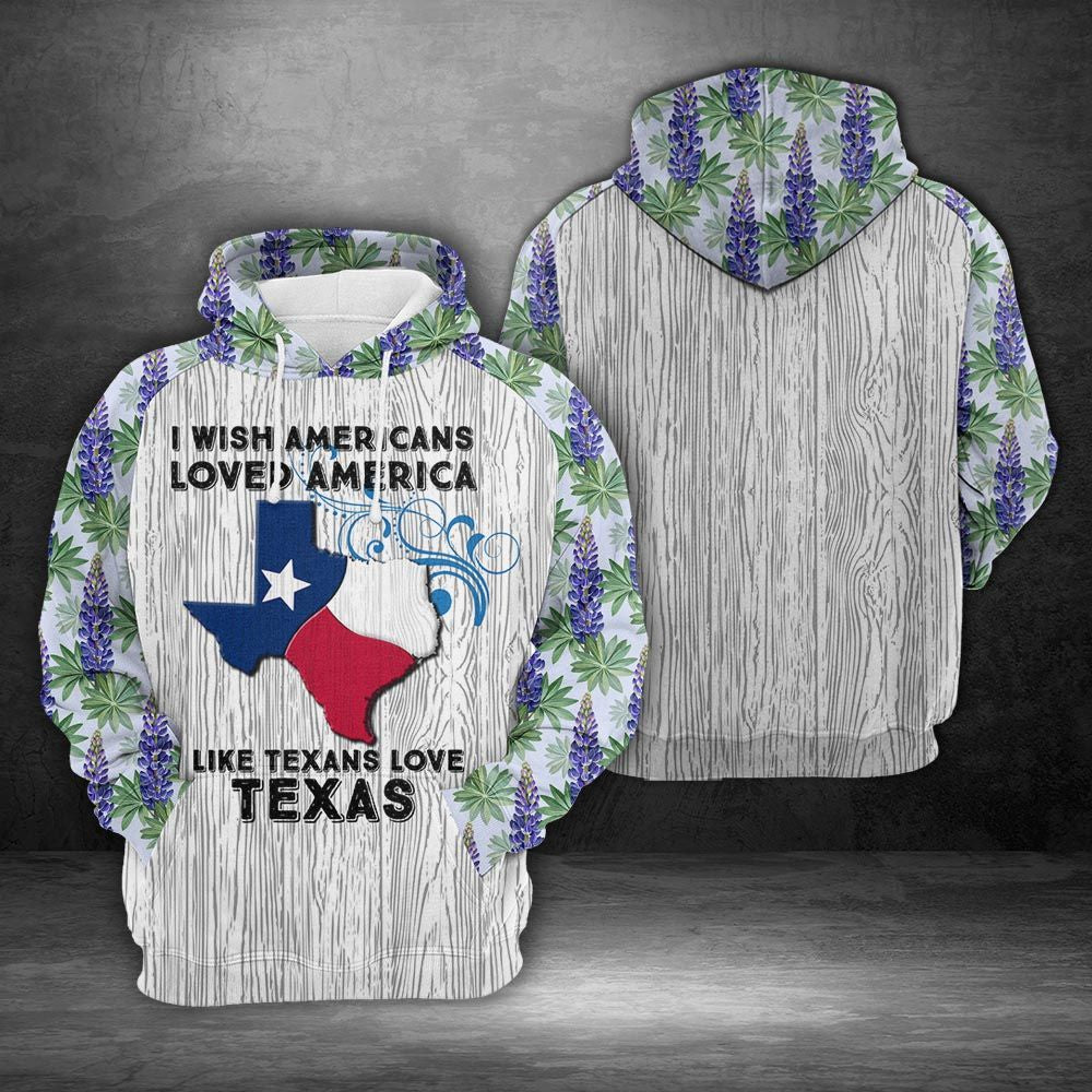 Texas Lover Pullover Premium Hoodie I Wish Texans Love Texas, Perfect Outfit For Men And Women On Christmas New Year Autumn Winter