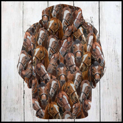 Thoroughbred Horse Awesome Pullover Premium Hoodie, Perfect Outfit For Men And Women On Christmas New Year Autumn Winter
