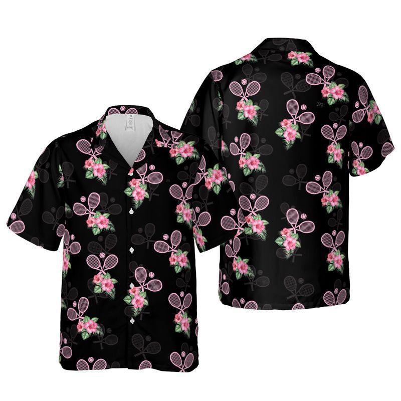 Tennis Aloha Hawaiian Shirts For Summer, Tropical Sports Hawaiian Shirt For Men Women Clothing, Perfect Gift For Friend, Family, Tennis Lovers - Amzanimalsgift