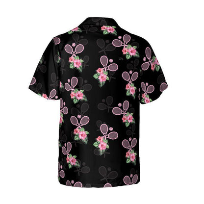 Tennis Aloha Hawaiian Shirts For Summer, Tropical Sports Hawaiian Shirt For Men Women Clothing, Perfect Gift For Friend, Family, Tennis Lovers - Amzanimalsgift