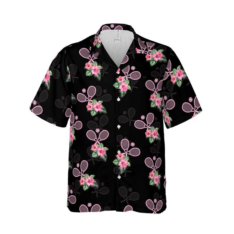Tennis Aloha Hawaiian Shirts For Summer, Tropical Sports Hawaiian Shirt For Men Women Clothing, Perfect Gift For Friend, Family, Tennis Lovers - Amzanimalsgift
