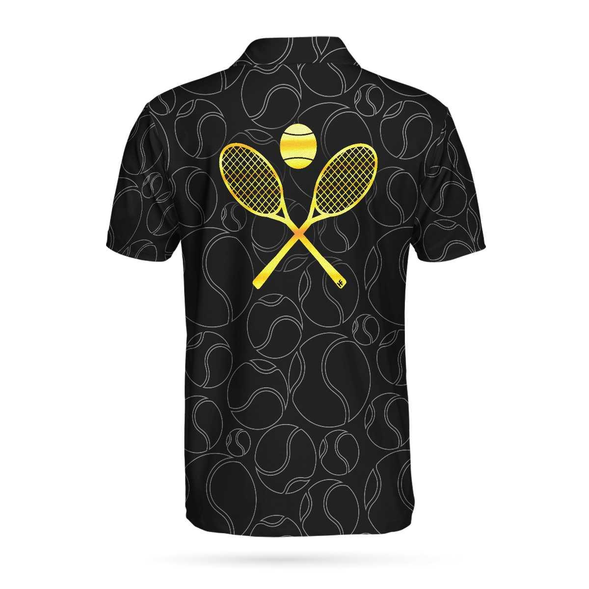 Tennis American Flag Custom Name Polo Shirt, Personalized American Flag Tennis Polo Shirt For Men, Tennis Gift For Male Players - Perfect Gift For Men - Amzanimalsgift